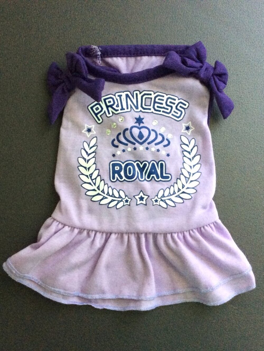 "Royal Princess" with Crown Pet Dress
